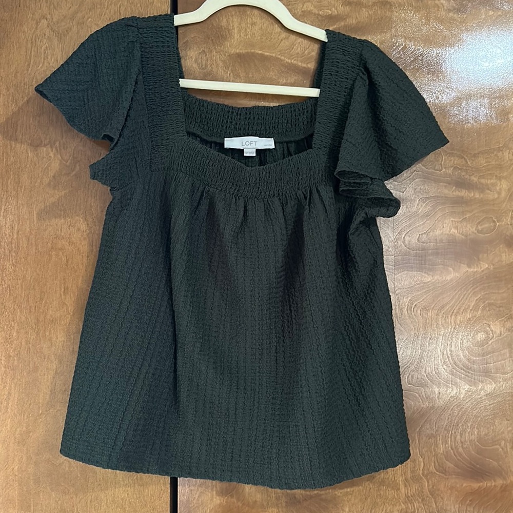 Square neck top